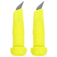 2Pcs Para Bastão De Hiking Amarelas Nylon Leves E Duráveis