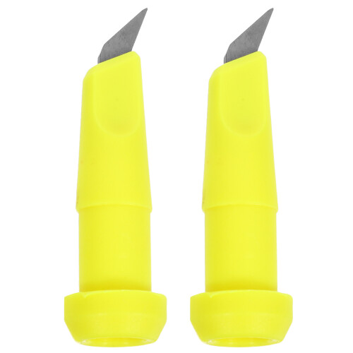 2Pcs Para Bastão De Hiking Amarelas Nylon Leves E Duráveis