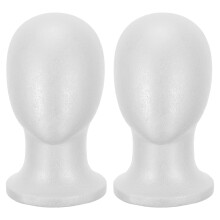 2Stk Mannequin Kopfhalter Für Perücken Hüte Brille