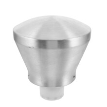 Silberner -Flaggenmastaufsatz Robuster Topschmuck