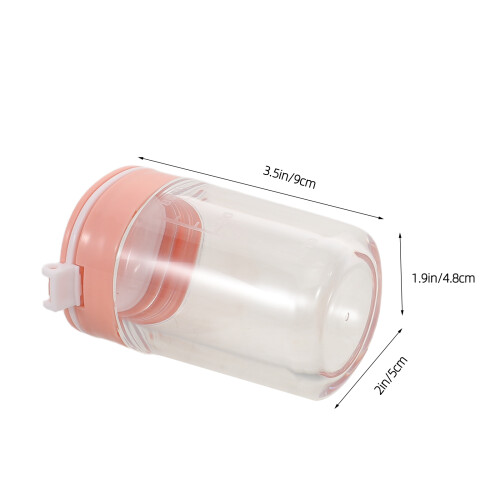 6Stk Formelspender Transparent PP Mit Dualdeckel, Tragbar Für Zuhause 2