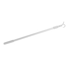. Teleskop-Jalousienstab Mit Haken Aluminium Silber,