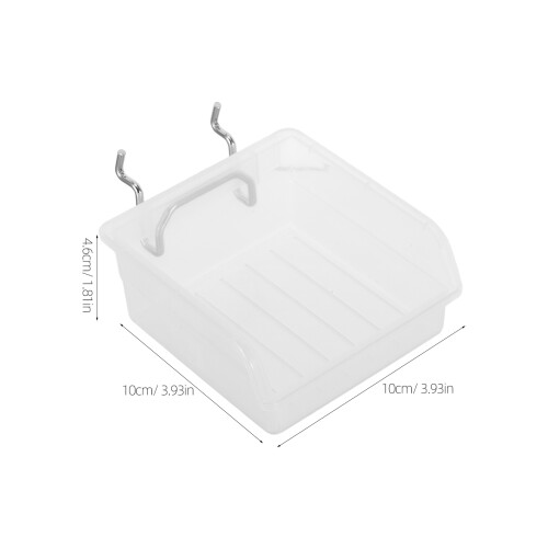 10Stk Pegboard Ablage Kunststoff Teilebox Transparent Für 1
