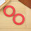 10Stk Lautsprecher Ringe Rot Für Einfache DIY 5