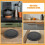 2Stk Countertop Mülltonnen Deckel: Runder Schwingklappendeckel 9