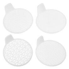 4Stk Universal Haarschutz Kunststoff Duschabflussfilter