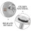 3Sets Stainless Steel Survey Nails Silver Ground Markers for Mapping 7