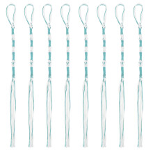 8Pcs Traditional Sky-Blue Tzitzits Thread Tassels for Hebrew Garments