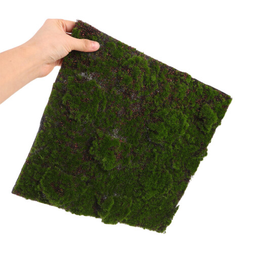 Flexible Green Fake Moss Sheet Plastic Simulation Moss for Decor 2