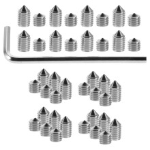 1 Set Hex Socket Cone Point Grub Screws Stainless Steel M5x5mm M5x8mm