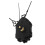 1Set Silent Pendulum Quartz Clock Movement Black Clock Mechanism Kit 10