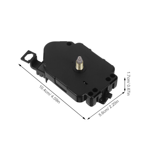 1Set Silent Pendulum Quartz Clock Movement Black Clock Mechanism Kit 1