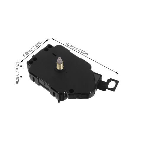 1Set Silent Pendulum Quartz Clock Movement Black Clock Mechanism Kit 2