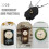 1Set Silent Pendulum Quartz Clock Movement Black Clock Mechanism Kit 9