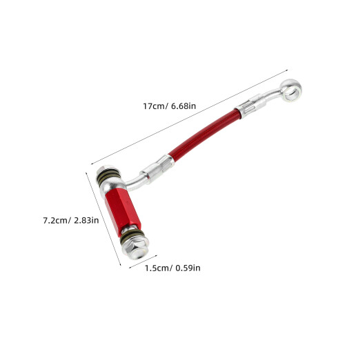 extensor manguera motocicleta conector universal aceite hidráulico 1
