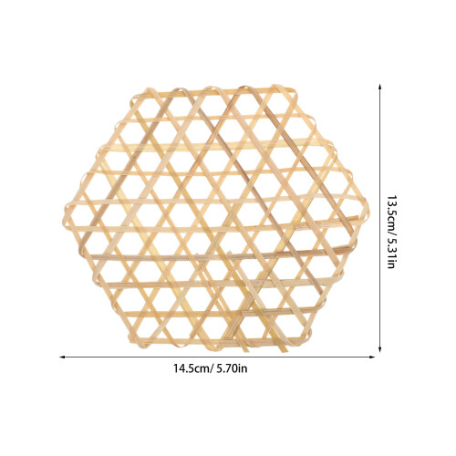 10Pièces Poids Fermentation Bambou Beige Pour Maison 1
