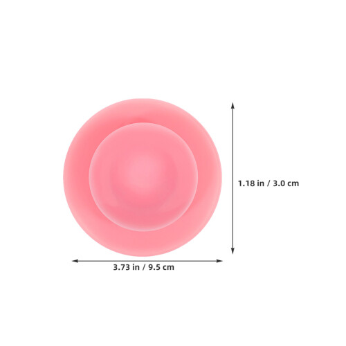 4Pièces Silicone Absorbants Antidérapants Rose Pour Assiettes Bébé 1