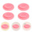 4Pièces Silicone Absorbants Antidérapants Rose Pour Assiettes Bébé 10
