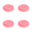 4Pièces Silicone Absorbants Antidérapants Rose Pour Assiettes Bébé 11