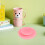 4Pièces Silicone Absorbants Antidérapants Rose Pour Assiettes Bébé 5
