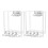 One Set Miniature Doll Clothes Rack With Hangers For Display 1