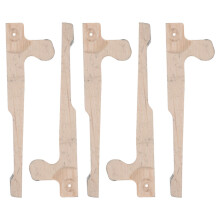5Pcs Beige Wood Piano Jack Tool Compact Repair Parts for Upright Piano
