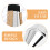 2Pcs Plastic Trumpet Practice Mutes Silver Lightweight and Durable 8