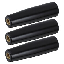 3Pcs Revolving Crank Handles M10X100mm Bakelite For Lathe Machine