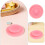 4Pièces Silicone Absorbants Antidérapants Rose Pour Assiettes Bébé 7