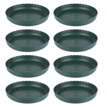 8Pcs Plastic Plant Saucer With Wave Edge For Flower Pots And Bonsai