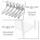One Set Miniature Doll Clothes Rack With Hangers For Display 8