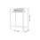 One Set Miniature Doll Clothes Rack With Hangers For Display 2