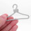 One Set Miniature Doll Clothes Rack With Hangers For Display 4
