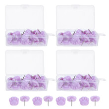 30Pièces Punaises Punaises Tableau Patte D'ours Violet Décoratives