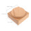 Wooden Music Box Base Light Brown DIY Rotating Platform for Crafts 2