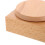 Wooden Music Box Base Light Brown DIY Rotating Platform for Crafts 6