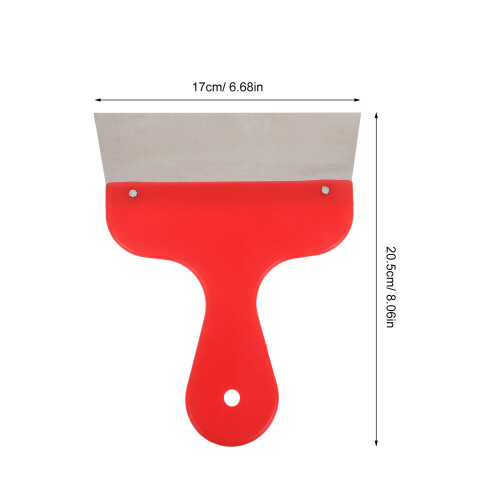 Red Multifunctional Wallpaper Removal and Smoothing Tool Kit 2