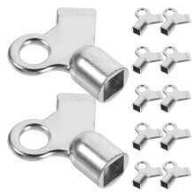 12Pcs Radiator Bleed Key Set: Universal Metal Square Valve Keys