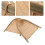 2Pcs Hand Weave Bread Baskets Bamboo For Kitchen Serving And Drying 8