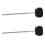 2Pcs De Pedal Com Feltro Preto Para 8
