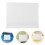 White Sink Counter Water Guard Acrylic Splash Protector for Home 10