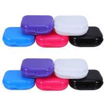 10Pz Box Protettivo Portatile, Portadenti PP, Cute, Con Aria