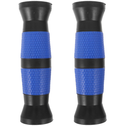 2 Maniglie Per Manubri In Pvc Antiscivolo Nero