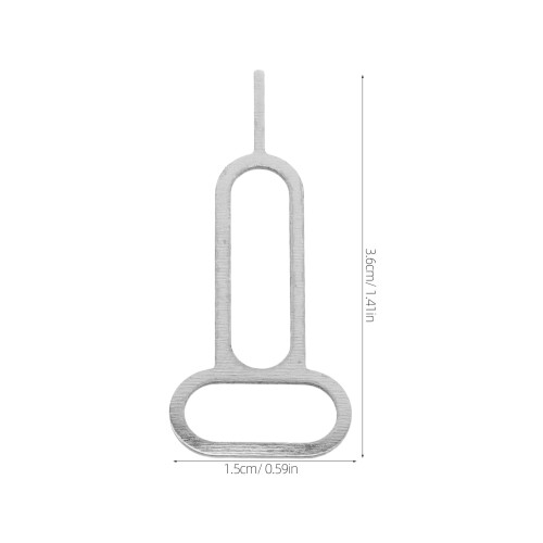 300St Sim Pin Tool Uit Rvs, Universele Simkaarthouder Ejecteur, 1