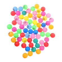 70St Heldere Genummerde Plastic Raffle Ballen Kleurrijk Voor Feestspel