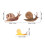 7Pièces Escargot Plastique Interactifs Pour Décor Micro Paysage 3