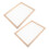 2St Papiermaakframe Beige Met Mesh, Voor En DIY 1