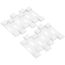 20Pcs Clips De Metálicos Brancos Para Persianas