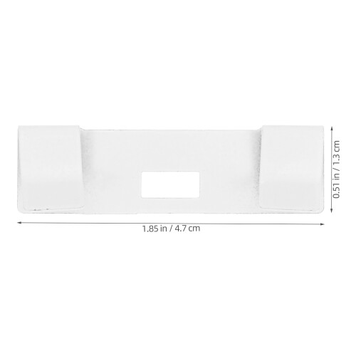 20Pcs Clips De Metálicos Brancos Para Persianas 2