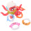 Conjunto De Argolas De Polvo Brinquedo Aquático Para Bebê 9